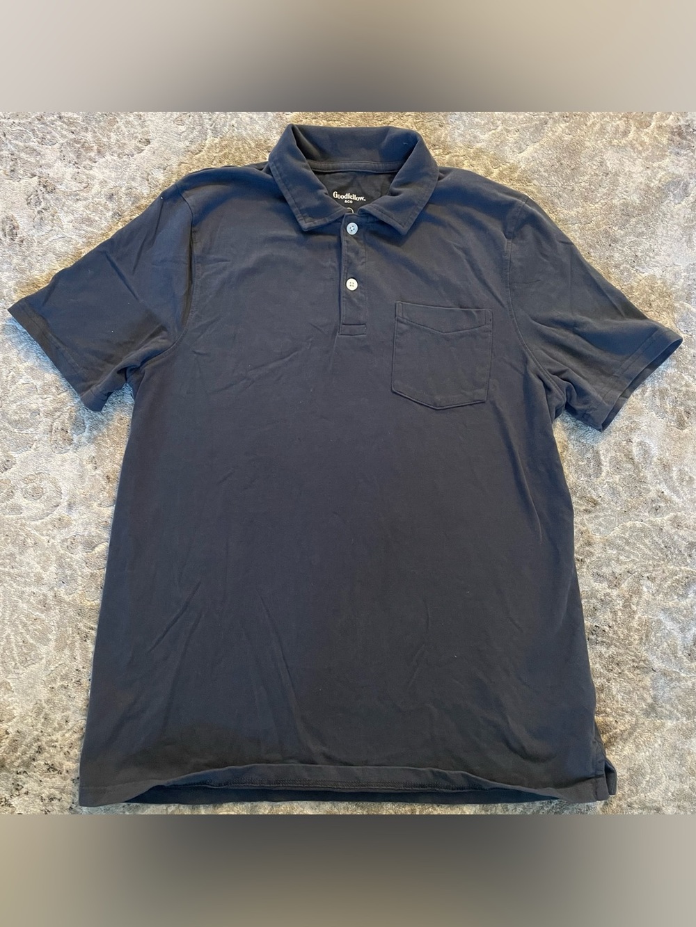 Goodfellow & Co men’s collared short sleeve shirt size Medium, grey, NWOT